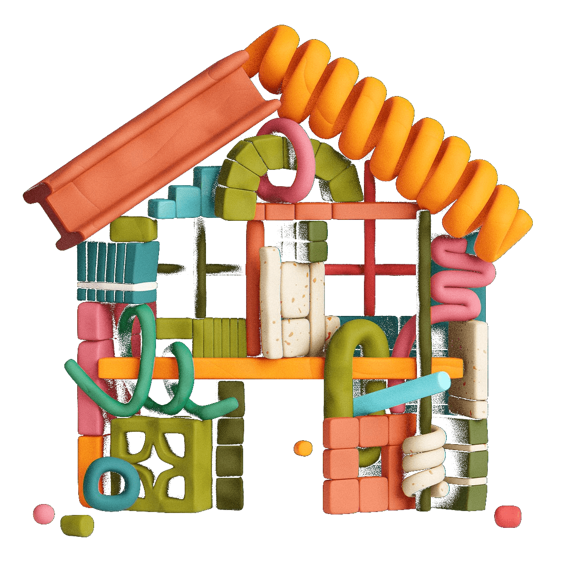 HomeJobDone colorful house logo — Oregon's licensed home services contractor