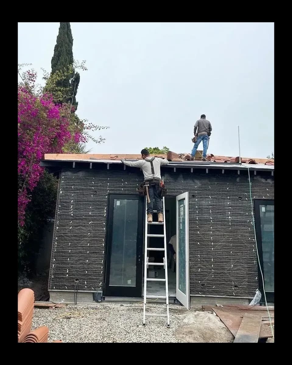 HomeJobDone roofing crew installing a clay tile roof on a Portland Oregon home — representative of 2026 Oregon roof replacement costs